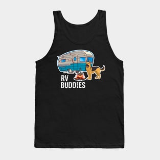 German Shepherd Dog Rv Buddies Pet Lovers Funny Camping Camper Tank Top